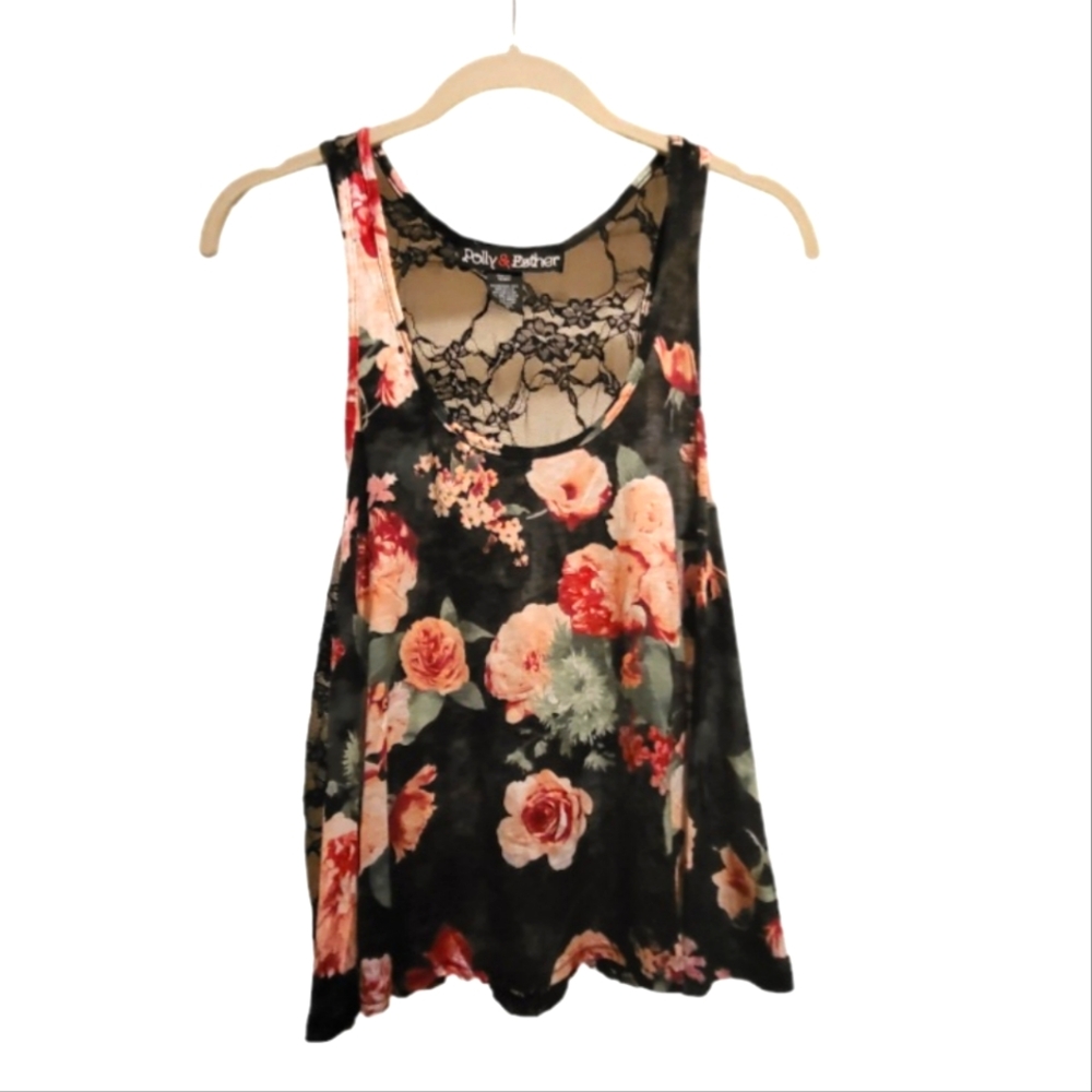 🌷Polly & Esther🌷 Floral Lace Top